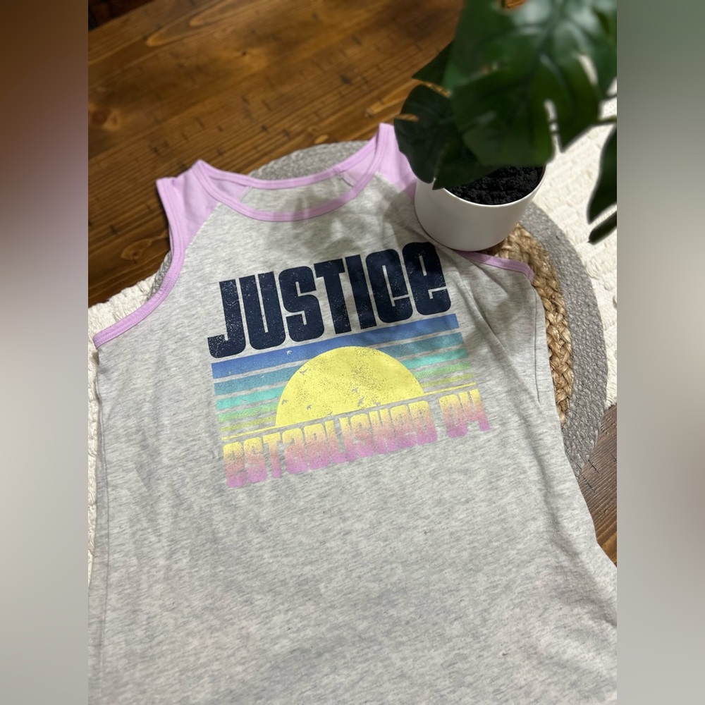 NWOT Justice Tank Top